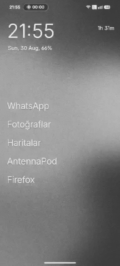 Phone screen recording: searching for reddit in Firefox and getting blocked by LeechBlock